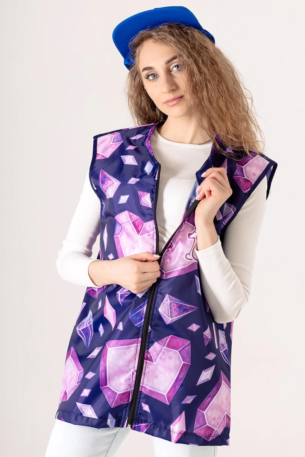 Жилет Парма без подклада унисекс, с полной запечаткой#3 Жилет Парма без подклада унисекс, с полной запечаткой#3