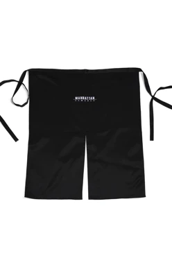 Фартук Бармен поясной с двумя карманами, однотонный#1