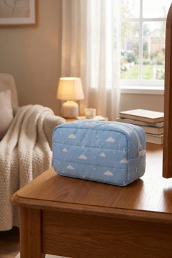 Купить косметичку Пион с полной запечаткой "Cloud"