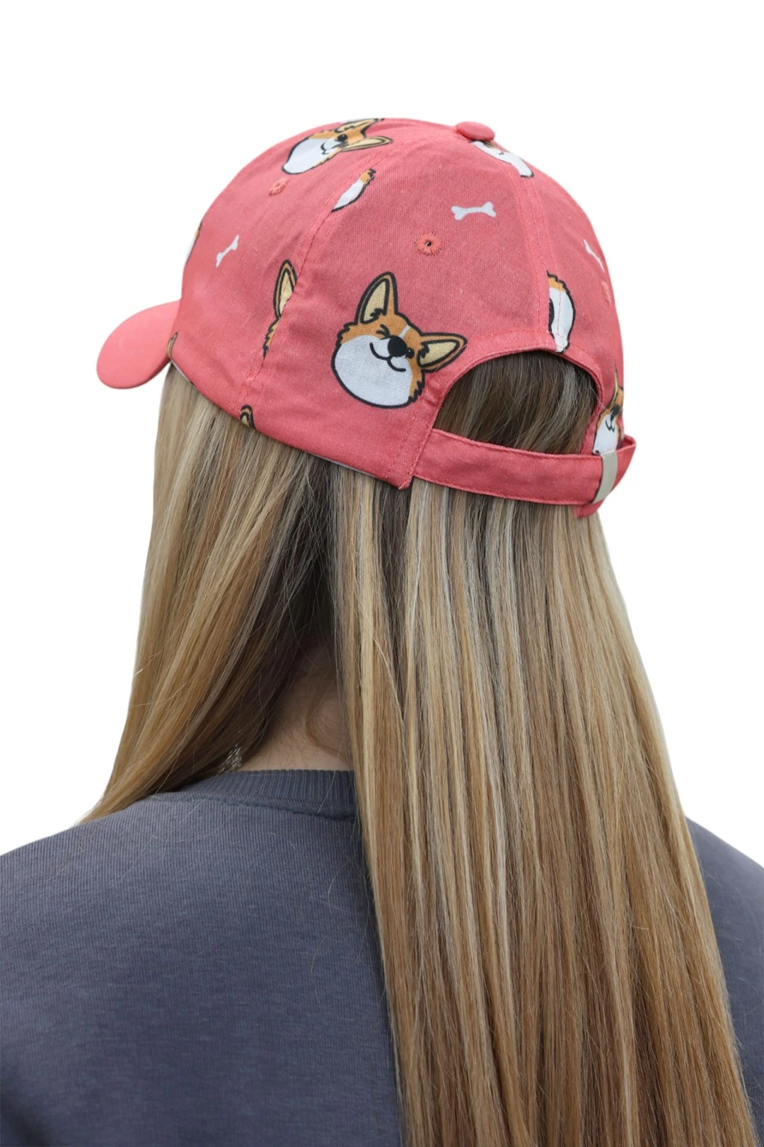 Купить бейсболку Бауэр взрослую с полной запечаткой "Corgi"