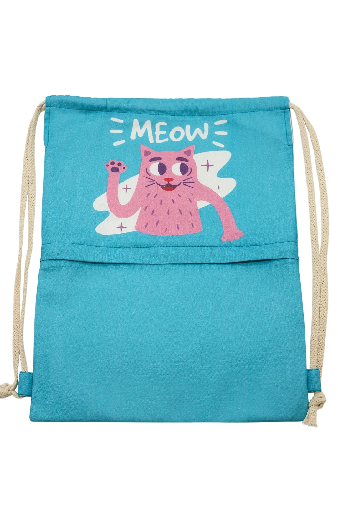 Рюкзак Стелс 30х40 см с полной запечаткой "Meow"#1