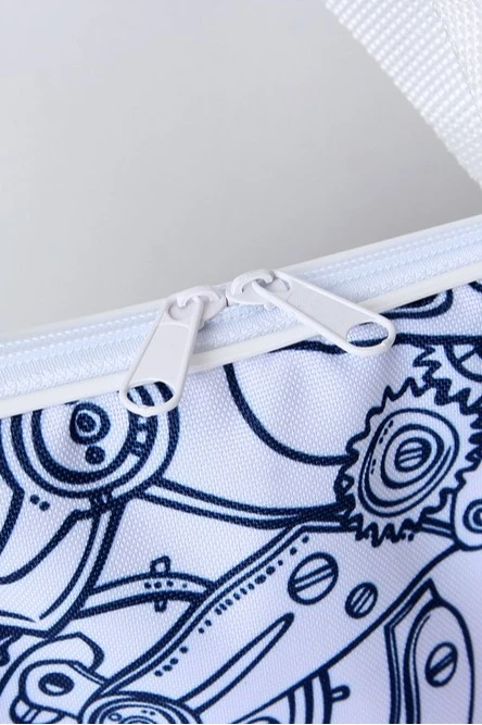 Сумка Ворд с ручками 25х35 см, с полной запечаткой "IDEA"#1