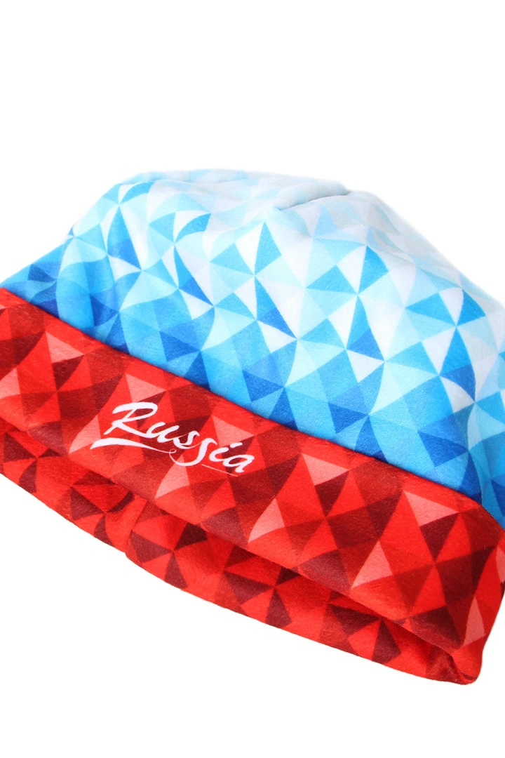 Шапка Лофт флисовая двухслойная взрослая, с полной запечаткой#5