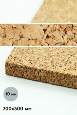 Купить пробку 200х300 мм 10 мм