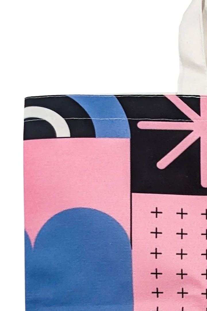 Сумка Комби из греты 45х35 см, печать с одной стороны "Abstraction"#1