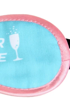 Маска для сна с принтом "CHAMPAGNE"#1