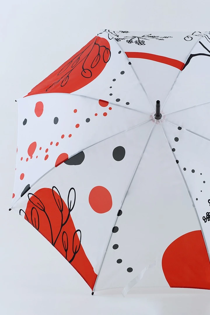 Купить зонт Моне с полной запечаткой (однослойный крючок цветной пластик)