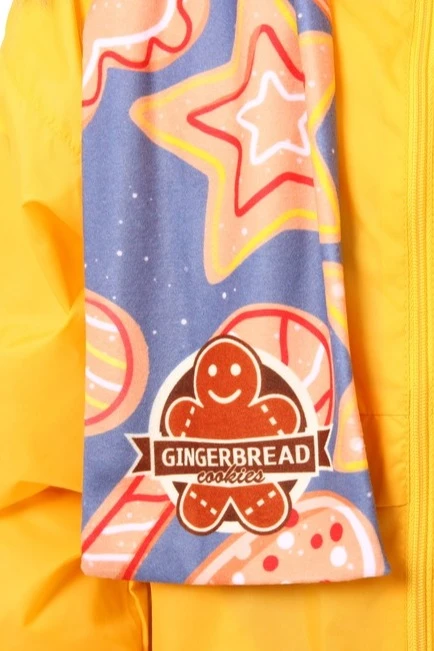 Шарф двухслойный утепленный 15х100 см, с полной запечаткой#5