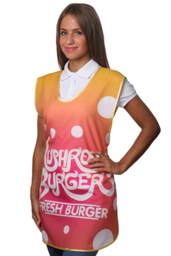 Купить накидку с полной запечаткой 54х82 см "Fresh Burger"