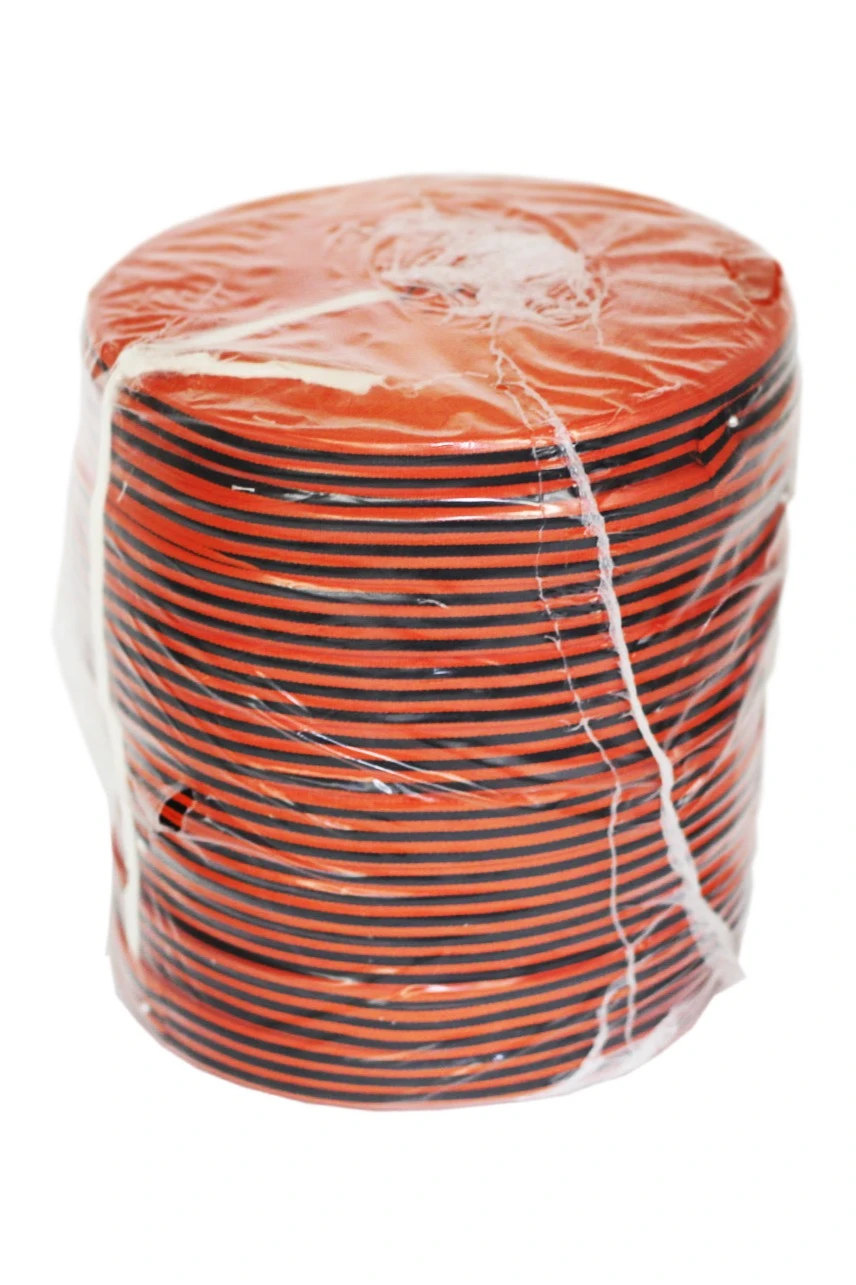 Лента георгиевская в рулоне 100 метров, ширина 2,4 см#3