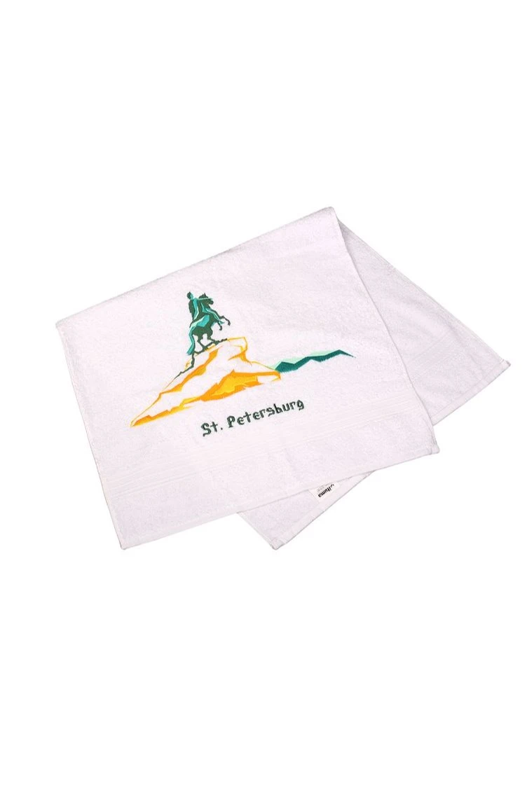 Полотенце махровое 50х90 см (Ituma), однотонное "St. Petersburg"#1