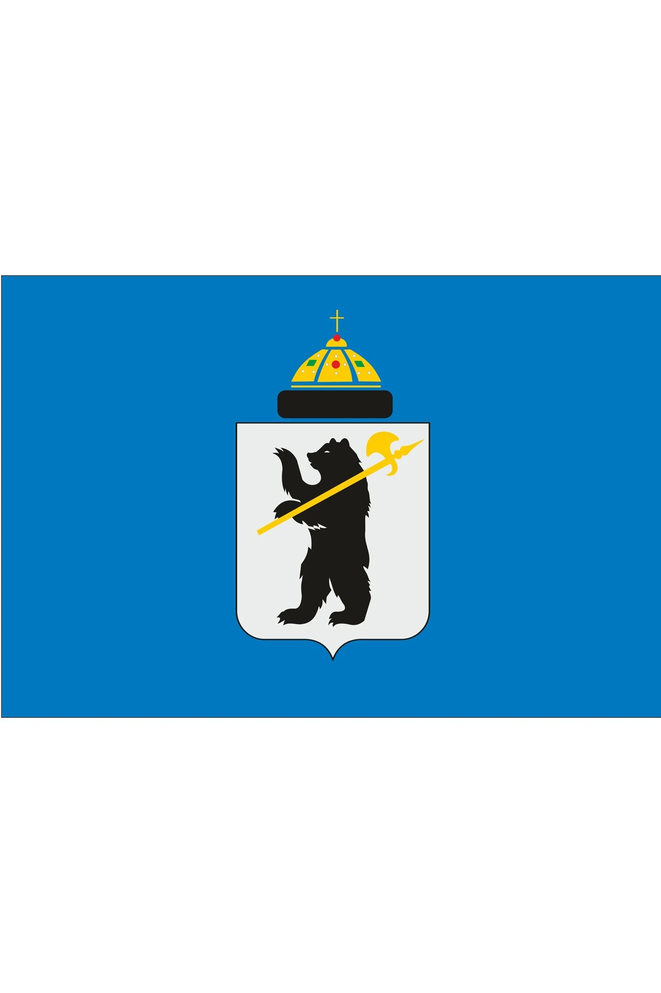 Купить флажок Ярославля 15х22 см