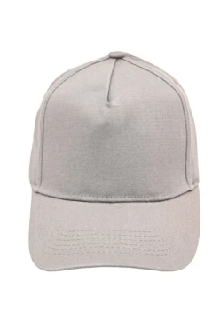 Купить бейсболку Актив пятиклинка взрослую, однотонную серую
