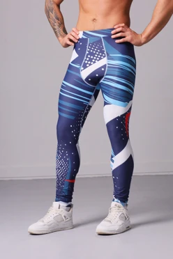 Тайтсы мужские с полной запечаткой#1