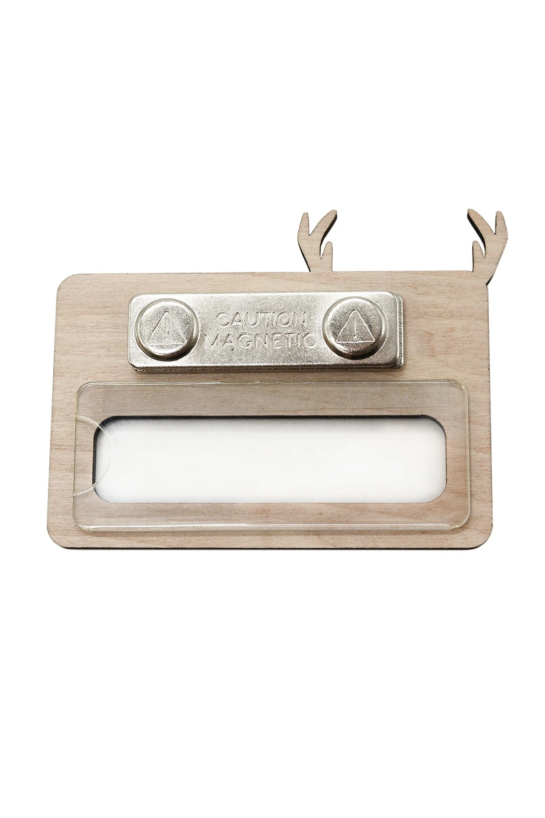 Бейдж из фанеры с гравировкой 47х73 мм "Vet"#2