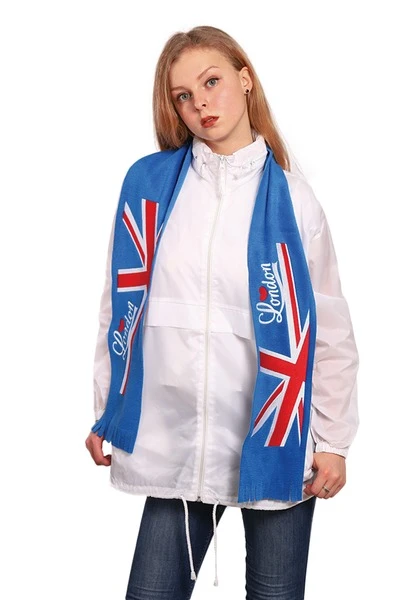 Шарф  флисовый однослойный 15х150 см, однотонный "London"#6