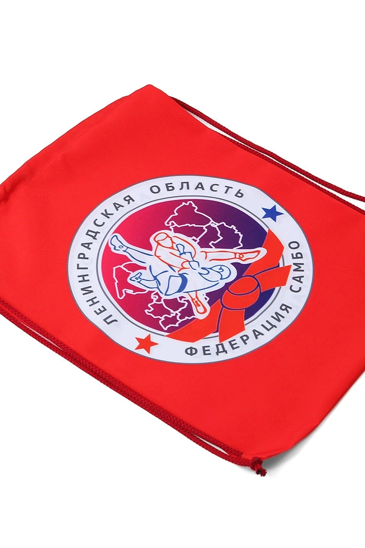 Рюкзак Уолкер из габардина 30х40 см с петлями, с полной запечаткой "Sambo Federation"#1