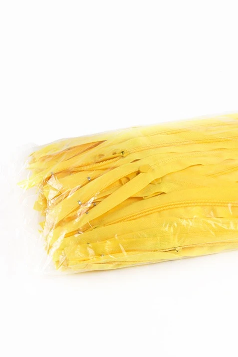 Молния спиральная разъемная 40 см, тип 5, желтая#6