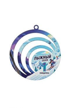 Медаль металлическая МС6003 Круг 60 мм#1