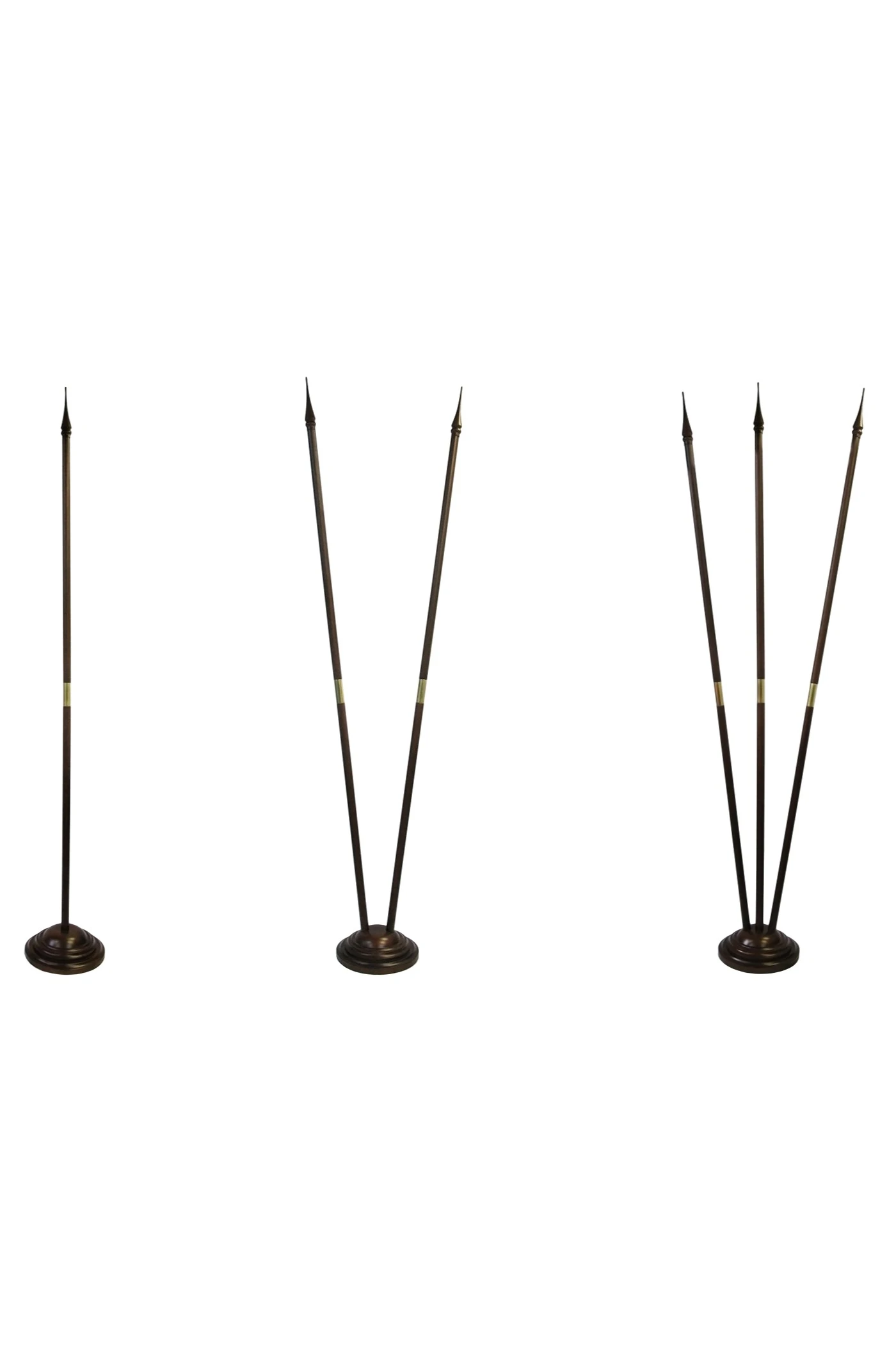 Подставка деревянная с основанием Блин (бук) 2 штока 2,5 м#3 Подставка деревянная с основанием Блин (бук) 2 штока 2,5 м#3