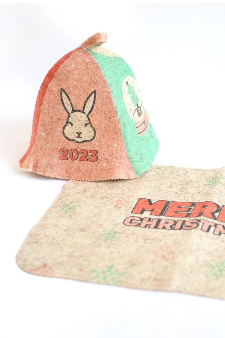 Купить шапку Банщик с полной запечаткой "2023"