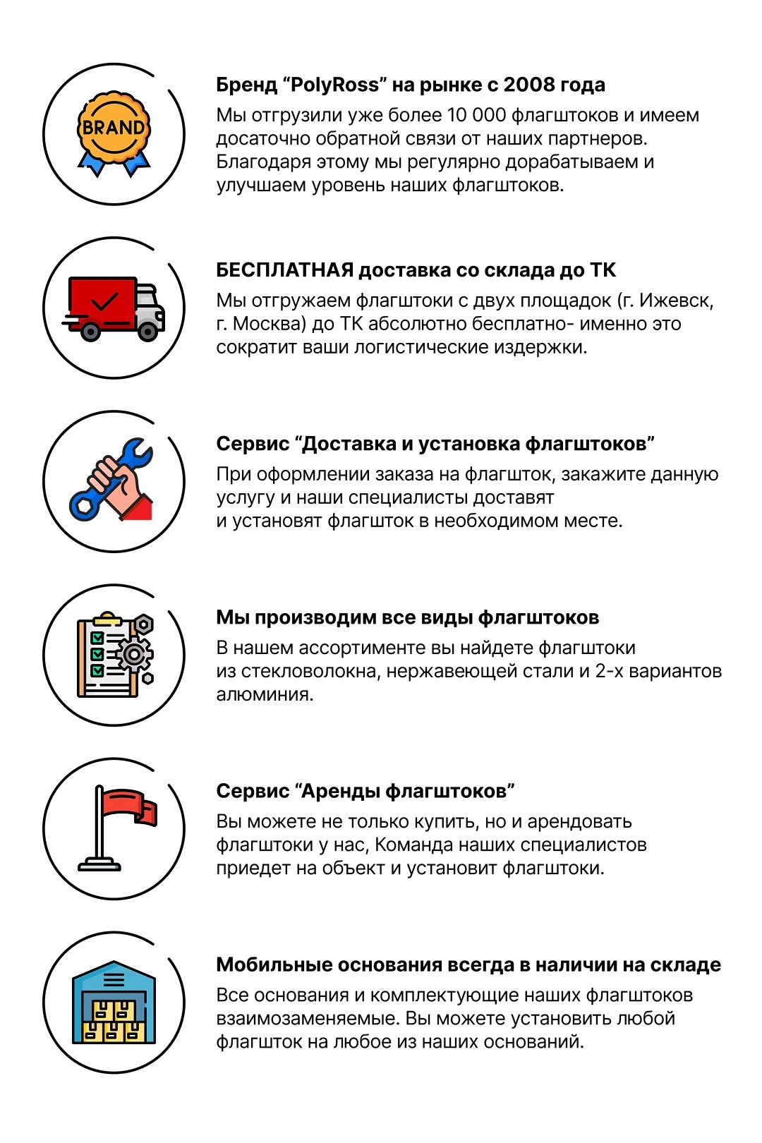 Флагшток алюминиевый с закрытым механизмом 8 м (покраска), Нептун#7