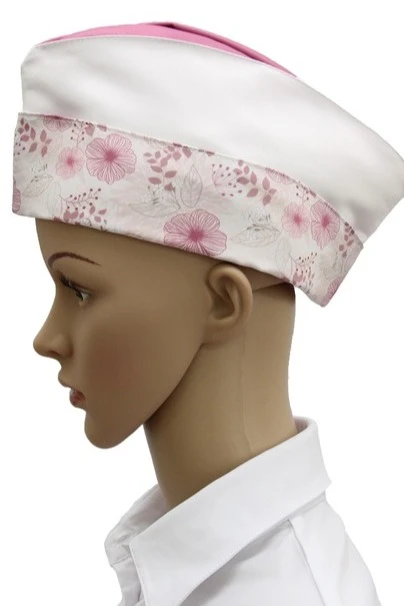 Пилотка Полет фигурная с полной запечаткой "Flower"#3