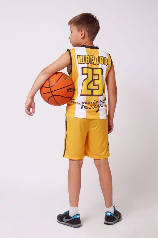 Баскетбольная форма Рассел детская с полной запечаткой#3