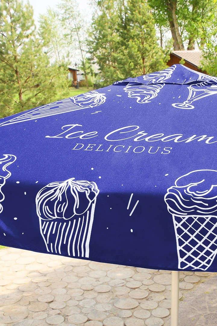 Зонт Майорка 3 м (купол 2,5х2,5 м), с полной запечаткой#1