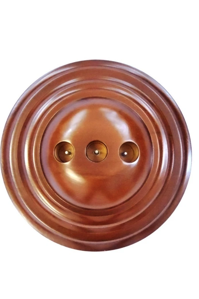 Основание деревянное Блин 3 штока, бук#1