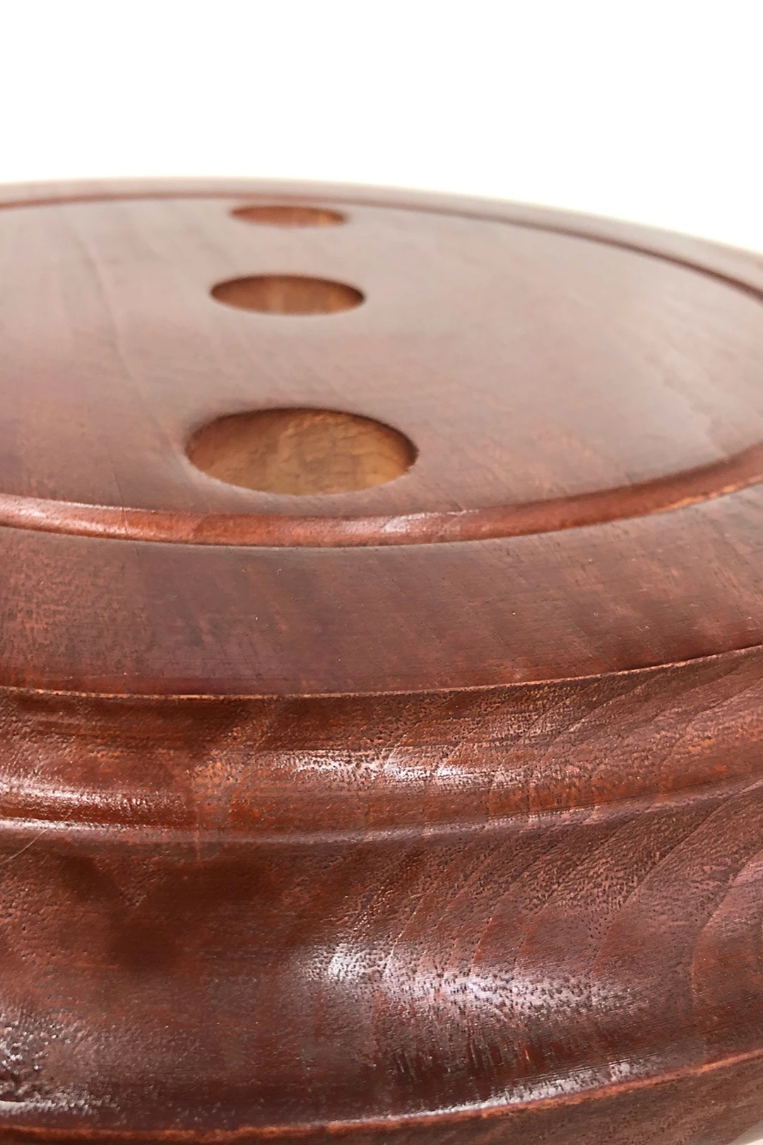 Подставка деревянная с основанием Тарелка (каштан) 3 штока 2,2 м#2