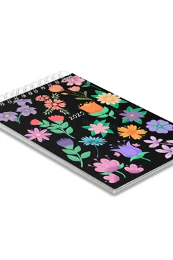 Блокнот фирменный А6 на пружине (40 листов) с принтом "2025"#1 Блокнот фирменный А6 на пружине (40 листов) с принтом "2025"#1