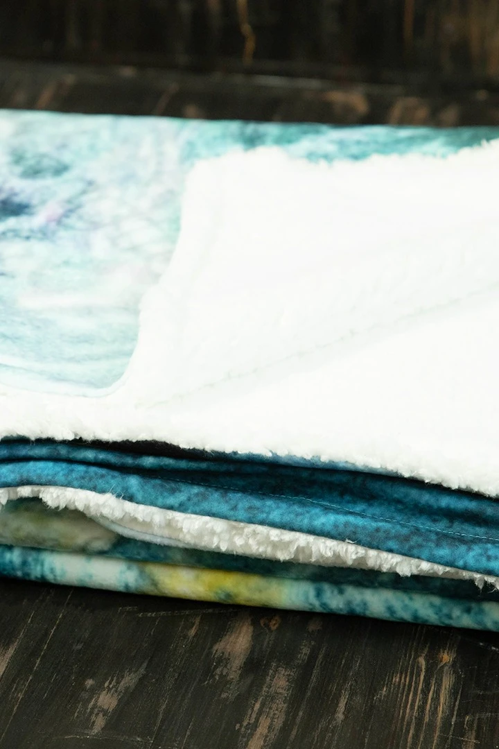 Плед Слипи флисовый 140х200 см (двухслойный), с полной запечаткой#4