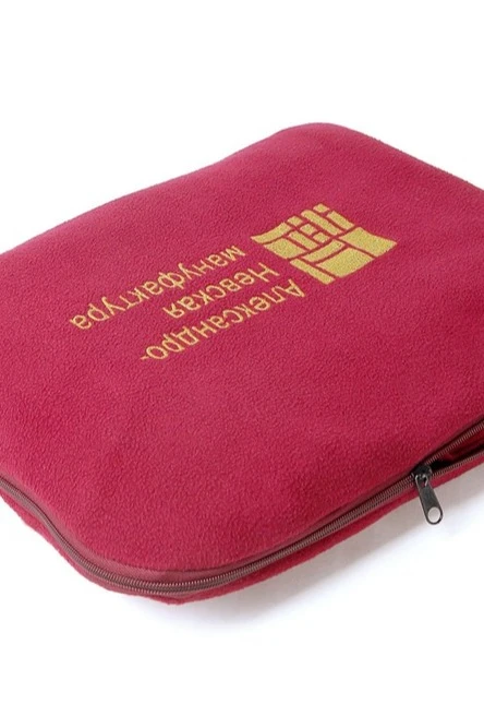 Плед Трансформер (плед-подушка) флисовый 120х155 см, однотонный "Alexander Nevsky Manufactory"#6