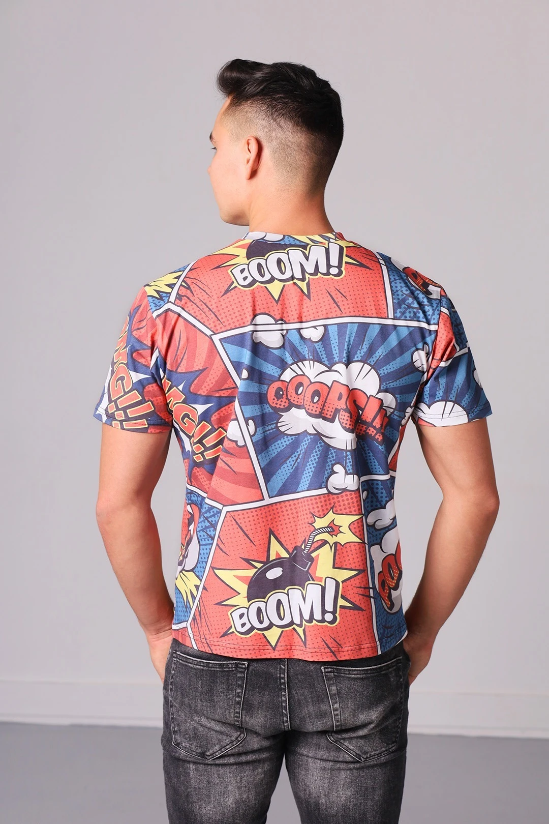 Купить футболку Ларри из кулирки хб унисекс, с полной запечаткой