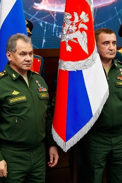 Личный штандарт Министерства обороны РФ печатный 130х130 см#2