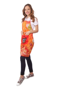 Фартук Аппетит Бокс с прямым низом, с полной запечаткой#1 Фартук Аппетит Бокс с прямым низом, с полной запечаткой#1