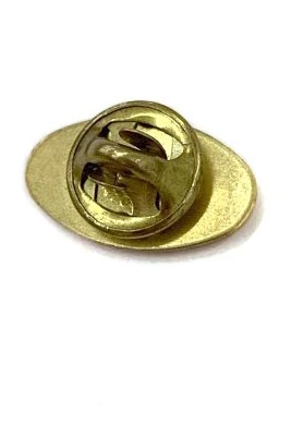 Значок заливной Овал 21х12 мм, с печатью#1 Значок заливной Овал 21х12 мм, с печатью#1