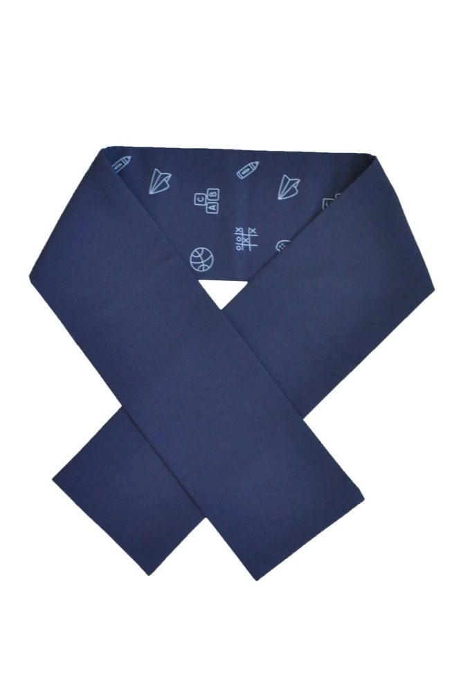 Шарф двухслойный легкий 15х100 см, с полной запечаткой "GAME"#6