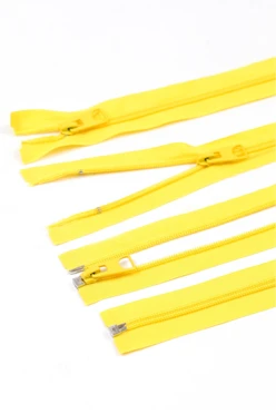Купить молнию спираль тип 5 разъемную 80 см, желтую