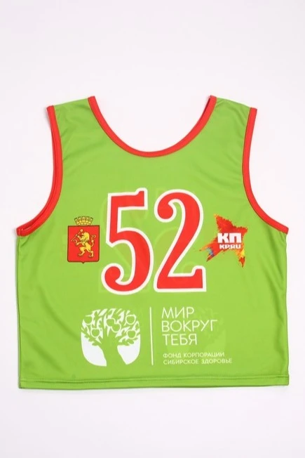 Майка Спринт стартовая, с полной запечаткой "The world around you"#2 Майка Спринт стартовая, с полной запечаткой "The world around you"#2