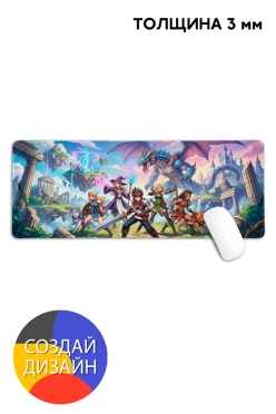 Коврик для мыши 80х30 см с полной запечаткой#1