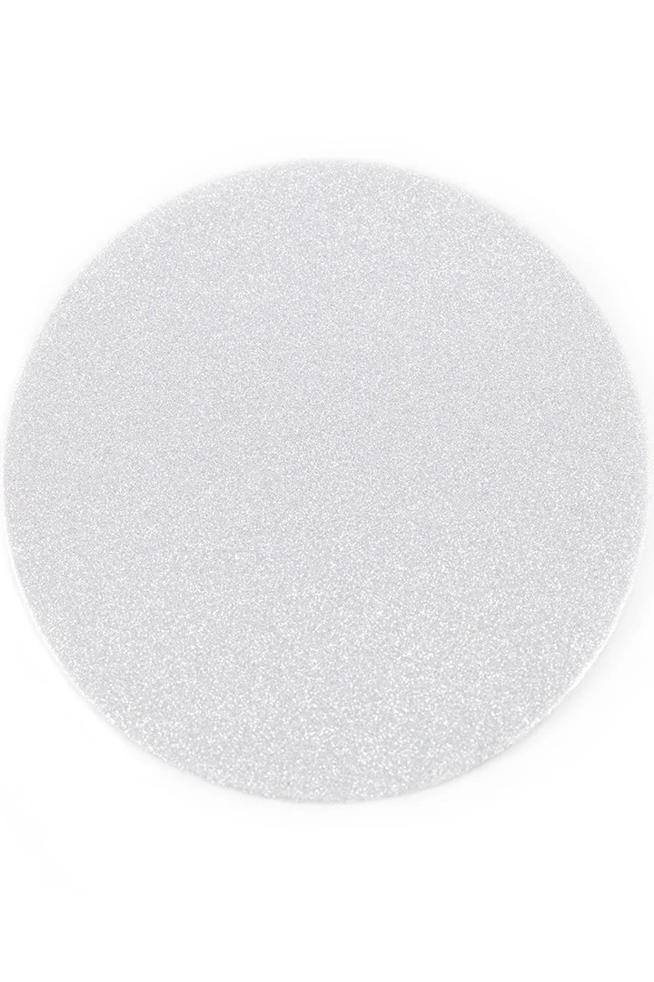 Купить вкладыш перламутр односторонний 50 мм 0,5 мм 50 шт, серебро