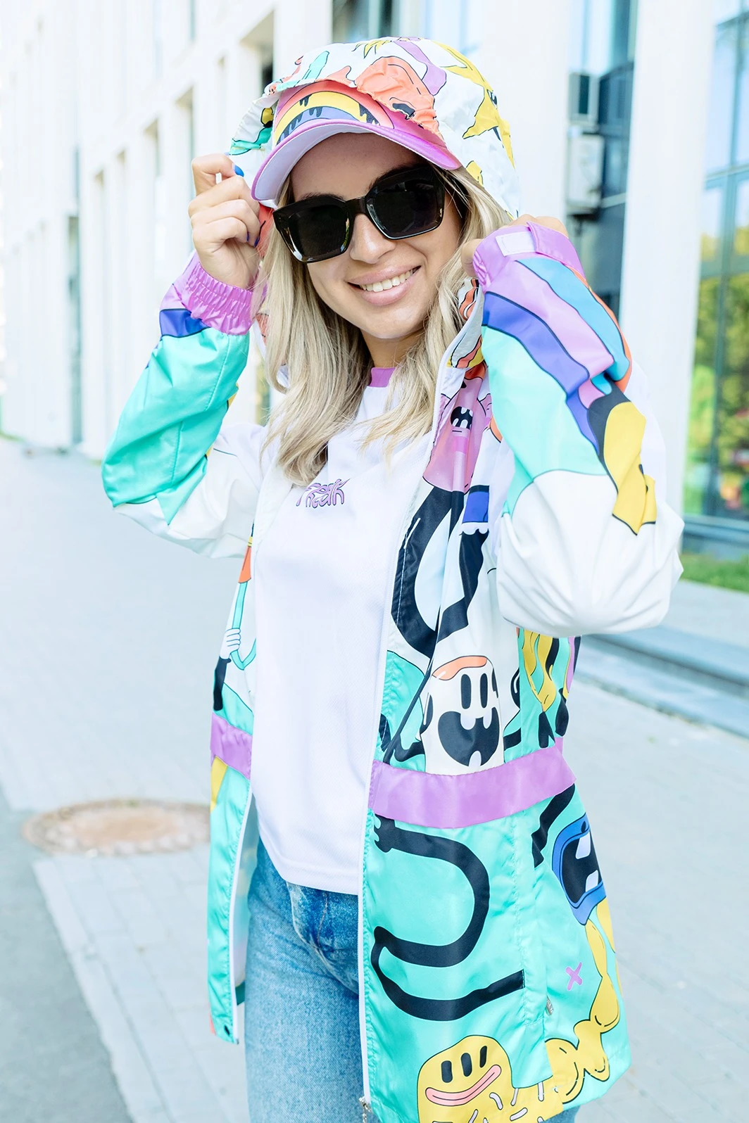 Ветровка Харви унисекс с полной запечаткой "Adventure"#1 Ветровка Харви унисекс с полной запечаткой "Adventure"#1