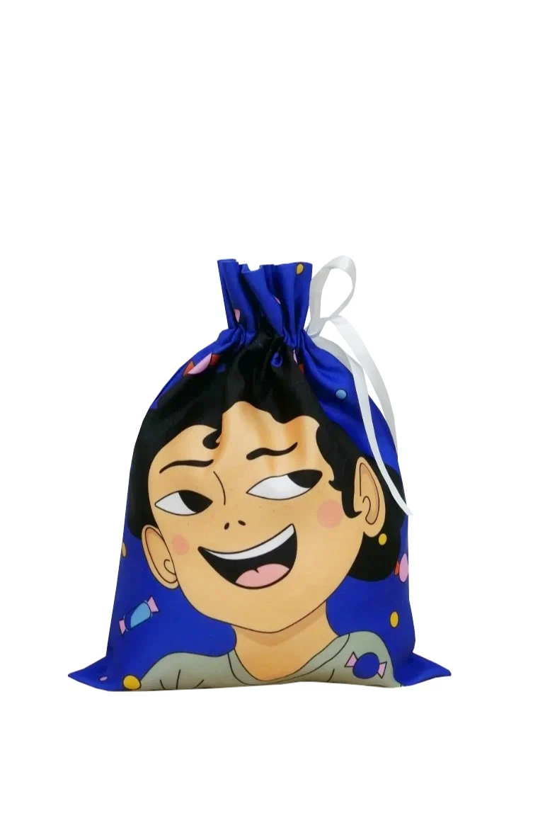 Купить мешочек с полной запечаткой 10х15 см, крепление кулисы на расстоянии от верхнего края Купить мешочек с полной запечаткой 10х15 см, крепление кулисы на расстоянии от верхнего края