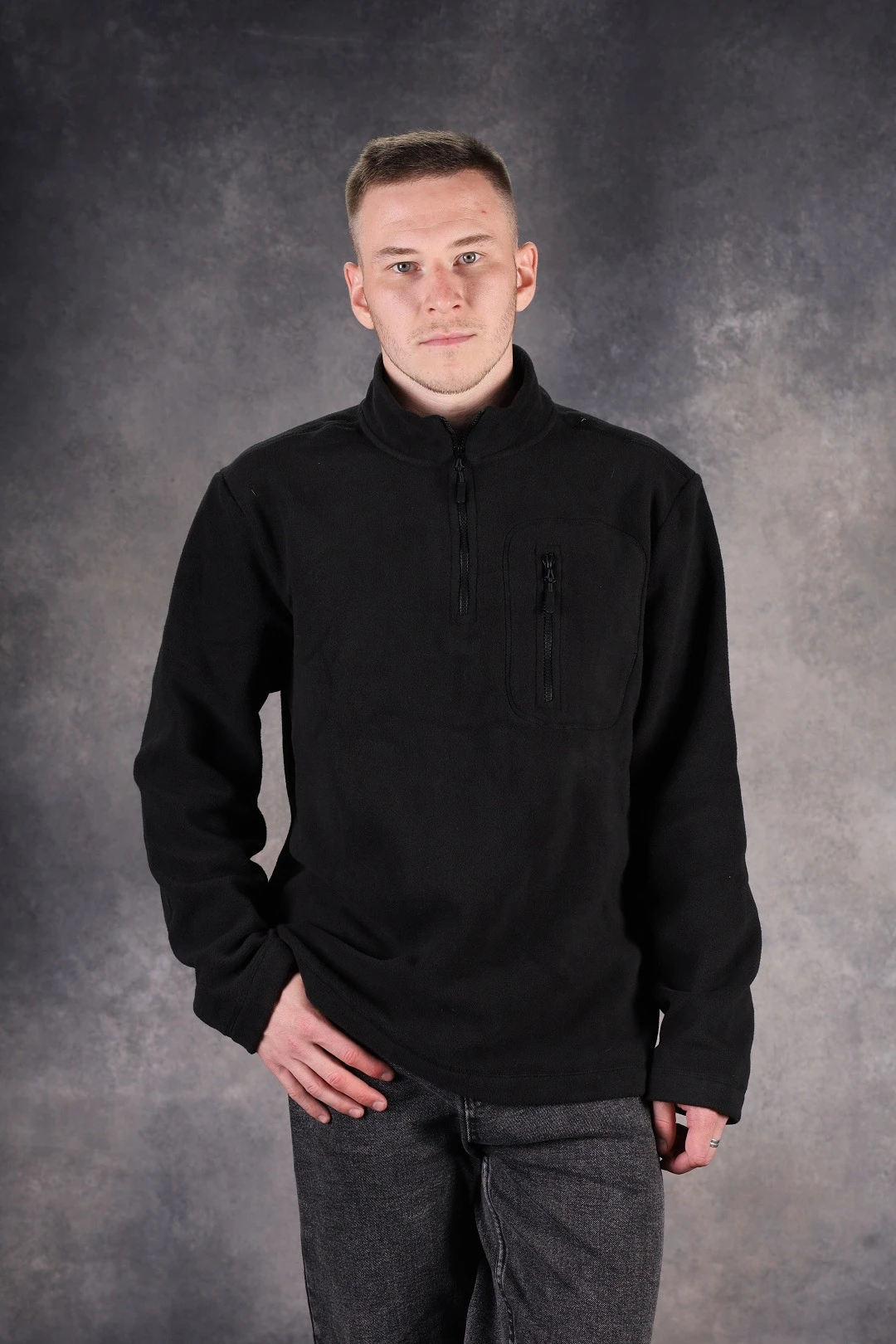 Толстовка Энди флисовая унисекс, однотонная#2