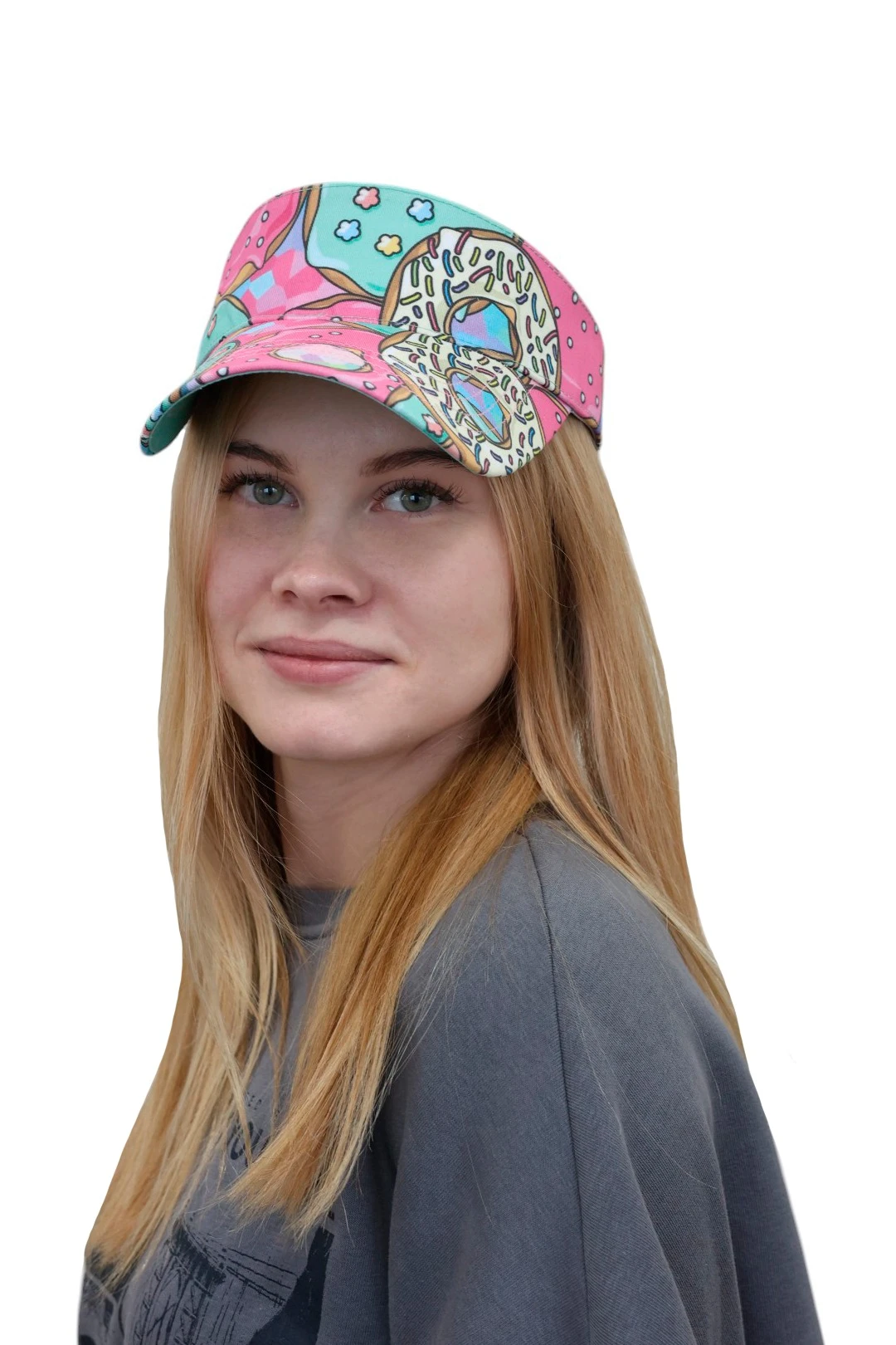 Купить козырек Бейс на липучке с полной запечаткой "Donuts" Купить козырек Бейс на липучке с полной запечаткой "Donuts"