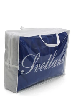 Купить синий плед Фантазия флисовый 155х200 см "Svetlana"