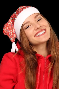 Колпак Новогодний с принтом "Christmas"#1