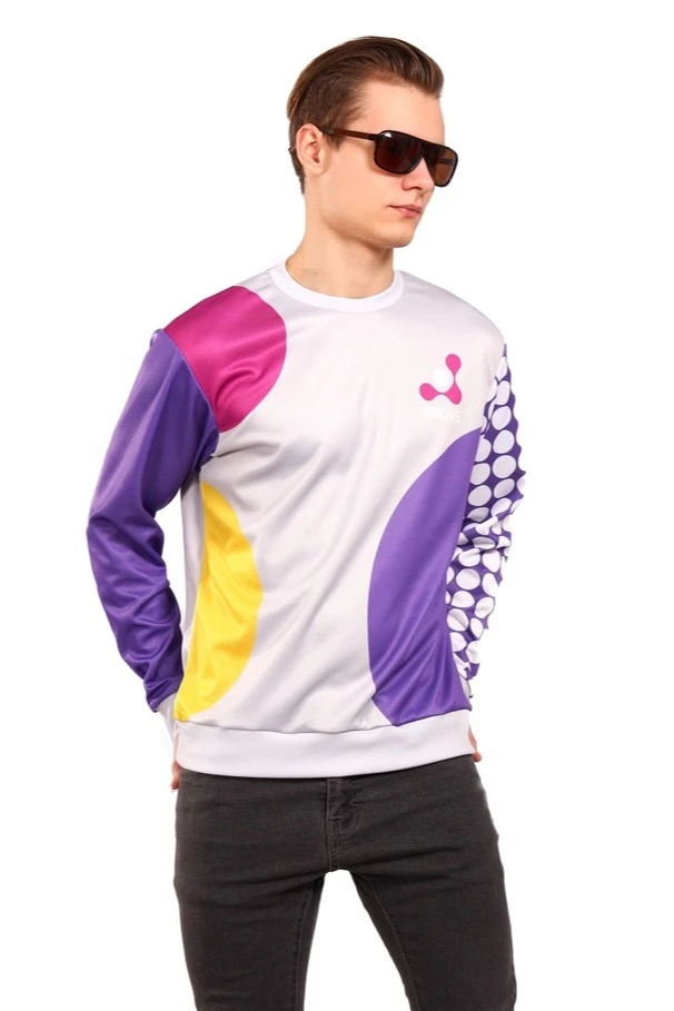 Купить свитшот унисекс "Above" с полной запечаткой